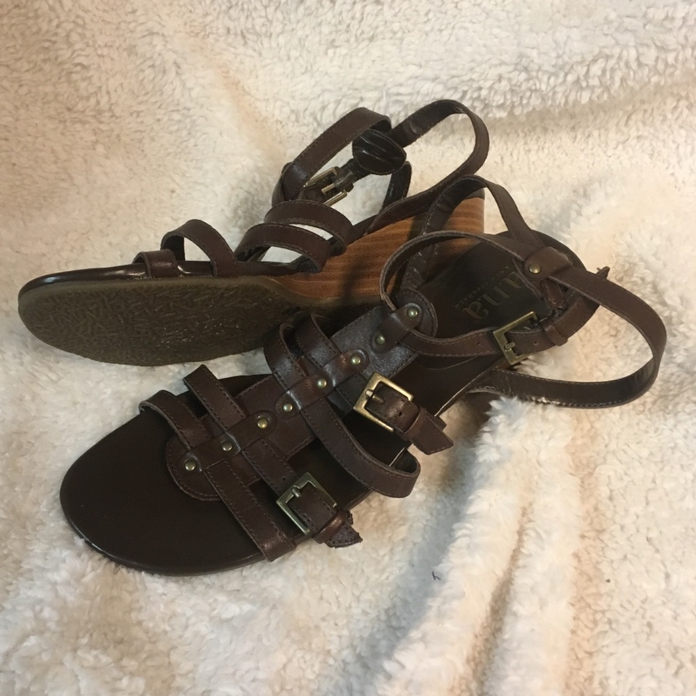 New A.N.A heeled sandals, size 6.5.